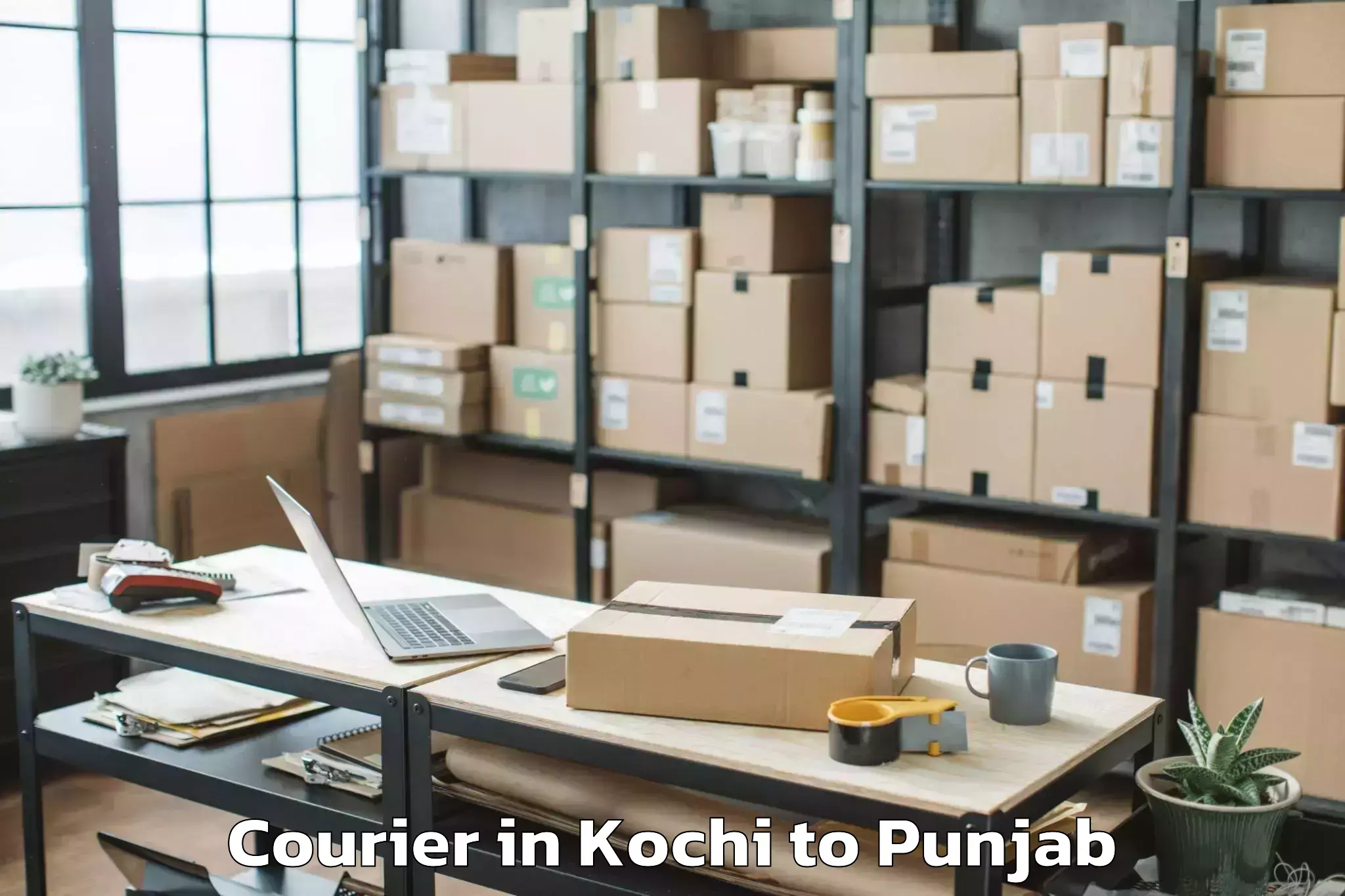 Kochi to Jang Courier Booking